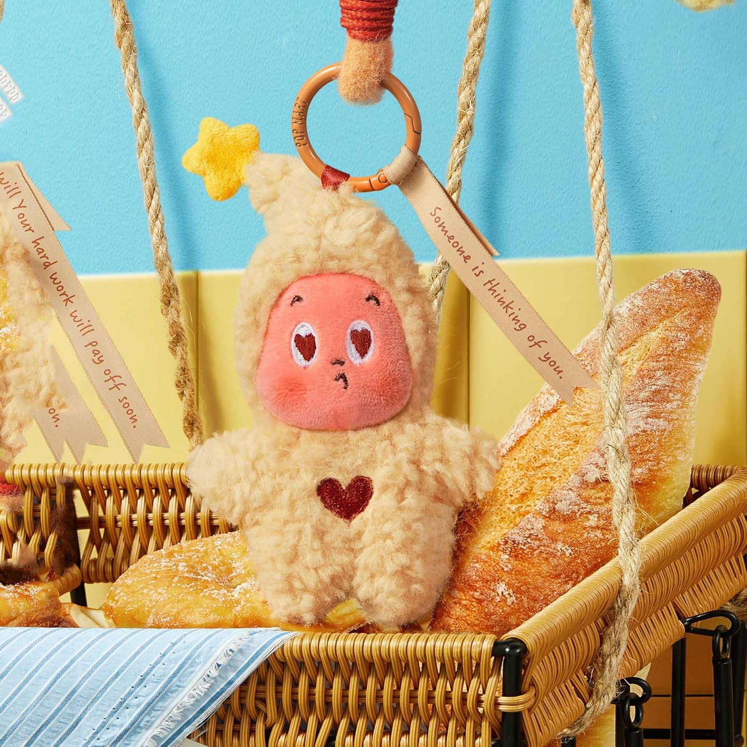 Twinkle Twinkle Savor the Monment Series-Fresh-Baked Mini Cookies Plush Pendant Blind Box, Gift for Holidays, Boys and Girls-Single box